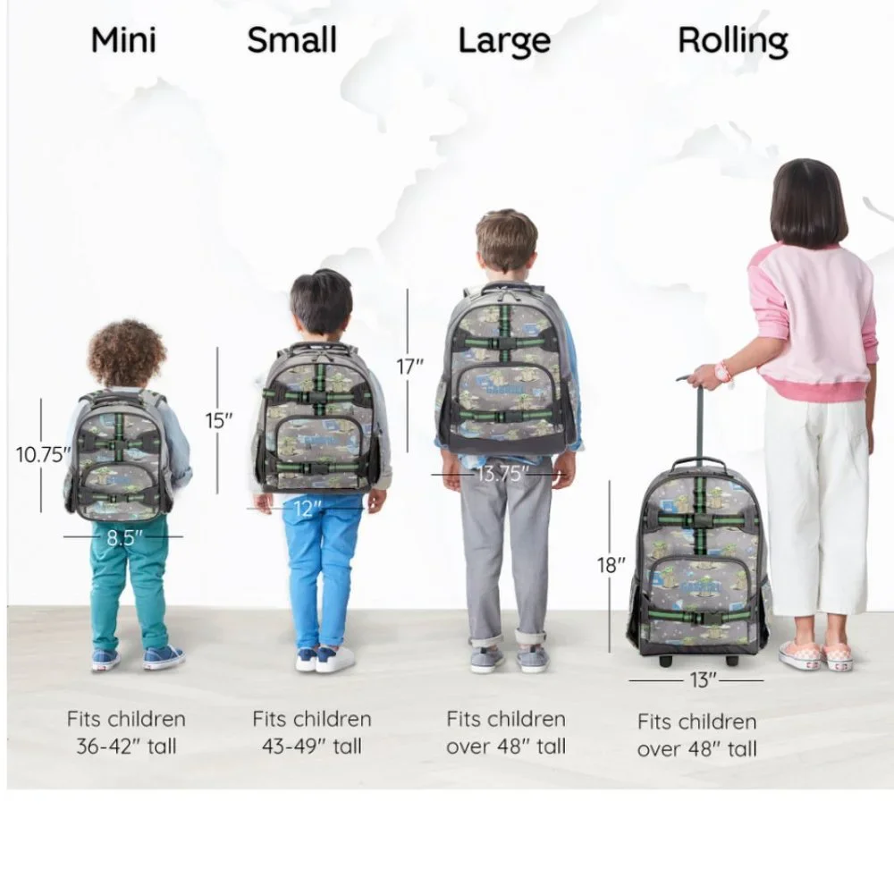 Pottery Barn Mackenzie The Mandalorian Grogu Glow-in-the-Dark Backpack Small